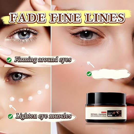 π Retinol Caffeine Anti-Wrinkle Eye Cream β Bright, Youthful Eyes Every Day! πβ¨ Unique MAll